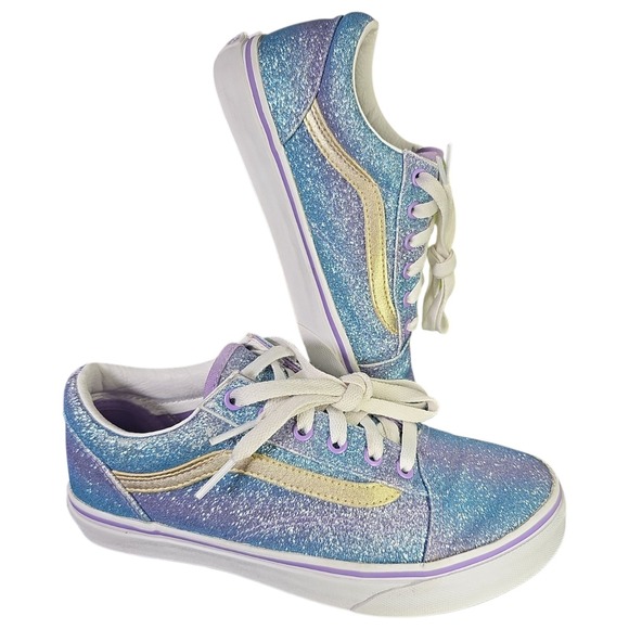 Vans Old Skool Kids "Ombre Glitter" - Picture 2 of 9